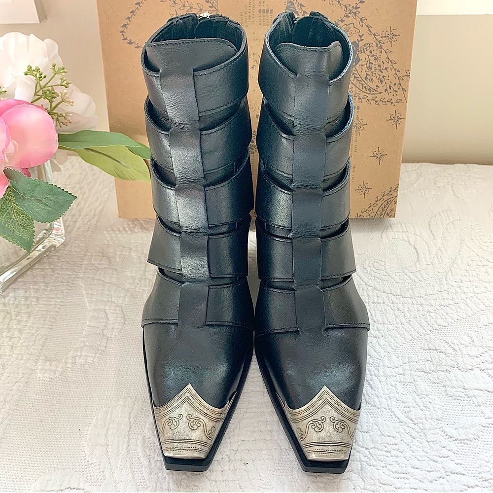 NEW Free People Brayden Fisherman Bootie black NIB NWT - Picture 6 of 16